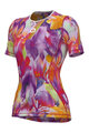 ALÉ Kurzarm Fahrrad-Shirt - LILIUM INTIMO - Weiß/Lila/Rot/Orange
