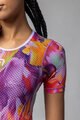 ALÉ Kurzarm Fahrrad-Shirt - LILIUM INTIMO - Weiß/Lila/Rot/Orange