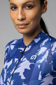ALÉ Kurzarm Fahrradtrikot - FLOWER PRAGMA - Weiß/Blau