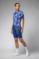 ALÉ Kurzarm Fahrradtrikot - FLOWER PRAGMA - Weiß/Blau