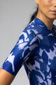 ALÉ Kurzarm Fahrradtrikot - FLOWER PRAGMA - Weiß/Blau