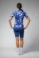 ALÉ Kurzarm Fahrradtrikot - FLOWER PRAGMA - Weiß/Blau