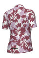 ALÉ Kurzarm Fahrradtrikot - FLOWER PRAGMA - Weiß/Rot