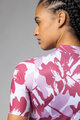 ALÉ Kurzarm Fahrradtrikot - FLOWER PRAGMA - Weiß/Rot