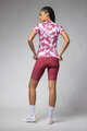 ALÉ Kurzarm Fahrradtrikot - FLOWER PRAGMA - Weiß/Rot