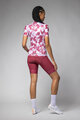 ALÉ Kurzarm Fahrradtrikot - FLOWER PRAGMA - Weiß/Rot