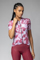 ALÉ Kurzarm Fahrradtrikot - FLOWER PRAGMA - Weiß/Rot