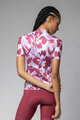 ALÉ Kurzarm Fahrradtrikot - FLOWER PRAGMA - Weiß/Rot
