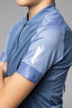 ALÉ Kurzarm Fahrradtrikot - FOLLOW ME KID - Blau
