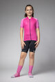 ALÉ Kurzarm Fahrradtrikot - FOLLOW ME KID - Rosa