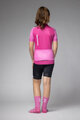 ALÉ Kurzarm Fahrradtrikot - FOLLOW ME KID - Rosa