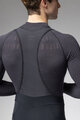ALÉ Lange Fahrradhose mit Trägern - PRAGMA WINTER 2.0 - Schwarz
