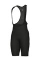 ALÉ Kurze Fahrradhose mit Trägern - PRAGMA WINTER 2.0 - Schwarz