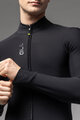 ALÉ Langarm Fahrradtrikot für den Winter - PRAGMA FONDO 3.0 - Schwarz