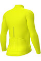 ALÉ Langarm Fahrradtrikot für den Winter - PRAGMA FONDO 3.0 - Gelb
