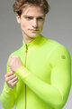 ALÉ Langarm Fahrradtrikot für den Winter - PRAGMA FONDO 3.0 - Gelb