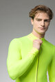 ALÉ Langarm Fahrradtrikot für den Winter - PRAGMA FONDO 3.0 - Gelb