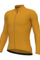 ALÉ Langarm Fahrradtrikot für den Winter - PRAGMA FONDO 3.0 - Gelb