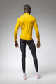 ALÉ Langarm Fahrradtrikot für den Winter - PRAGMA FONDO 3.0 - Gelb