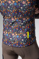ALÉ Langarm Fahrradtrikot für den Winter - PRAGMA FLOWERY - Schwarz/mehrfarbig