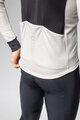 ALÉ Winddichte Fahrradjacke - PRAGMA FONDO 3.0 - Weiß/Schwarz