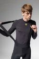 ALÉ Lange Fahrradhose mit Trägern - STONES CARGO 2.0 - Schwarz