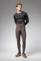 ALÉ Lange Fahrradhose mit Trägern - STONES CARGO 2.0 - Braun