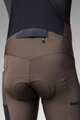 ALÉ Lange Fahrradhose mit Trägern - STONES CARGO 2.0 - Braun