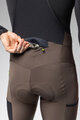 ALÉ Lange Fahrradhose mit Trägern - STONES CARGO 2.0 - Braun