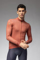 ALÉ Langarm Fahrradtrikot für den Winter - PR-E FOLLOW ME 2.0 - Braun