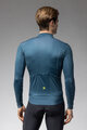 ALÉ Langarm Fahrradtrikot für den Winter - PR-E FOLLOW ME 2.0 - Blau