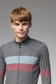 ALÉ Langarm Fahrradtrikot für den Winter - WOOL LINE - Grau