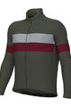 ALÉ Langarm Fahrradtrikot für den Winter - WOOL LINE - Grau