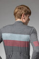 ALÉ Langarm Fahrradtrikot für den Winter - WOOL LINE - Grau