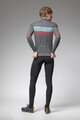 ALÉ Langarm Fahrradtrikot für den Winter - WOOL LINE - Grau