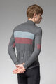 ALÉ Langarm Fahrradtrikot für den Winter - WOOL LINE - Grau
