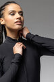 ALÉ Langarm Fahrradtrikot für den Winter - PRAGMA FONDO 3.0 LADY - Schwarz
