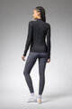 ALÉ Langarm Fahrradtrikot für den Winter - PRAGMA FONDO 3.0 LADY - Schwarz