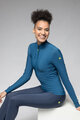 ALÉ Langarm Fahrradtrikot für den Winter - PRAGMA FONDO 3.0 LADY - Blau