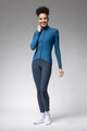ALÉ Langarm Fahrradtrikot für den Winter - PRAGMA FONDO 3.0 LADY - Blau