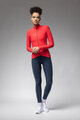 ALÉ Langarm Fahrradtrikot für den Winter - PRAGMA FONDO 3.0 LADY - Rot