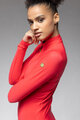 ALÉ Langarm Fahrradtrikot für den Winter - PRAGMA FONDO 3.0 LADY - Rot