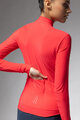 ALÉ Langarm Fahrradtrikot für den Winter - PRAGMA FONDO 3.0 LADY - Rot