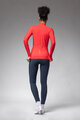 ALÉ Langarm Fahrradtrikot für den Winter - PRAGMA FONDO 3.0 LADY - Rot