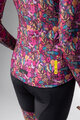 ALÉ Langarm Fahrradtrikot für den Winter - PRAGMA FLOWERY LADY - Rosa/mehrfarbig