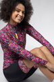 ALÉ Langarm Fahrradtrikot für den Winter - PRAGMA FLOWERY LADY - Rosa/mehrfarbig