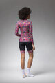 ALÉ Langarm Fahrradtrikot für den Winter - PRAGMA FLOWERY LADY - Rosa/mehrfarbig