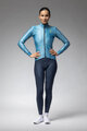 ALÉ Winddichte Fahrradjacke - PR-E KNITTED - Blau