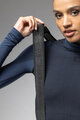 ALÉ Lange Fahrradhose mit Trägern - PRAGMA WINTER - Blau
