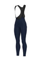 ALÉ Lange Fahrradhose mit Trägern - PRAGMA WINTER - Blau